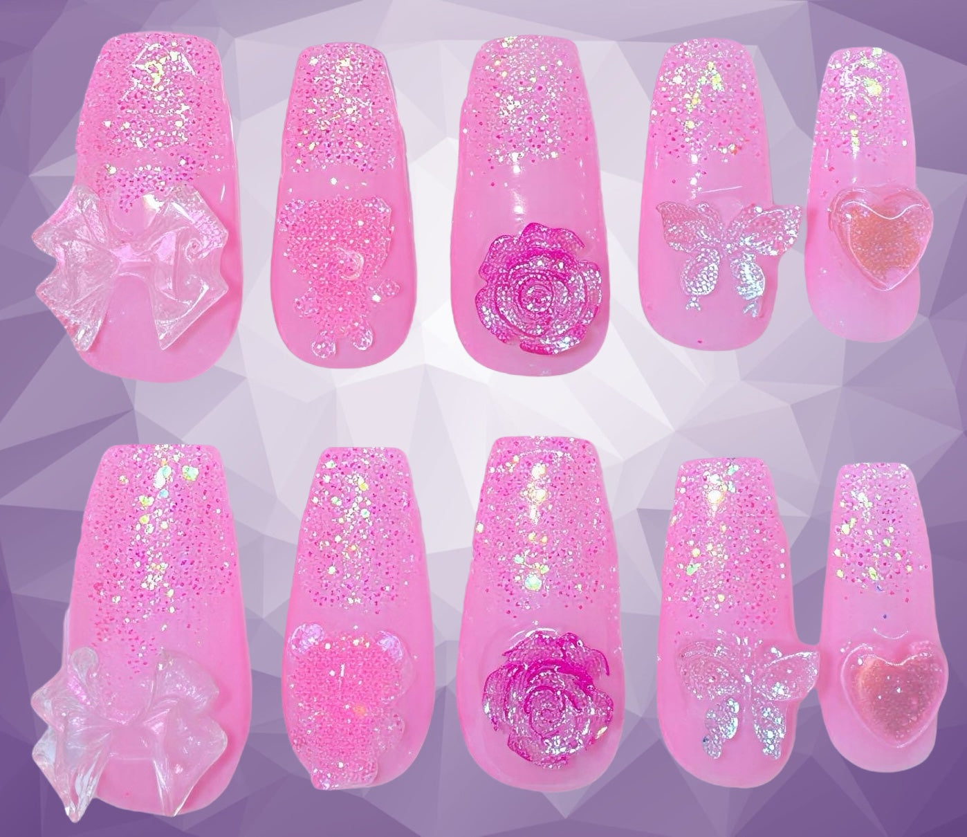 Pretty in Pink (med coffin)
