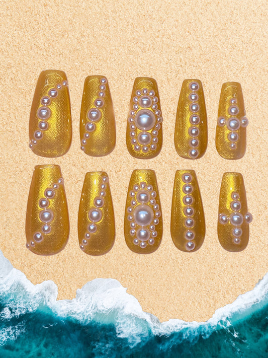 Gold and Pearls (med coffin)