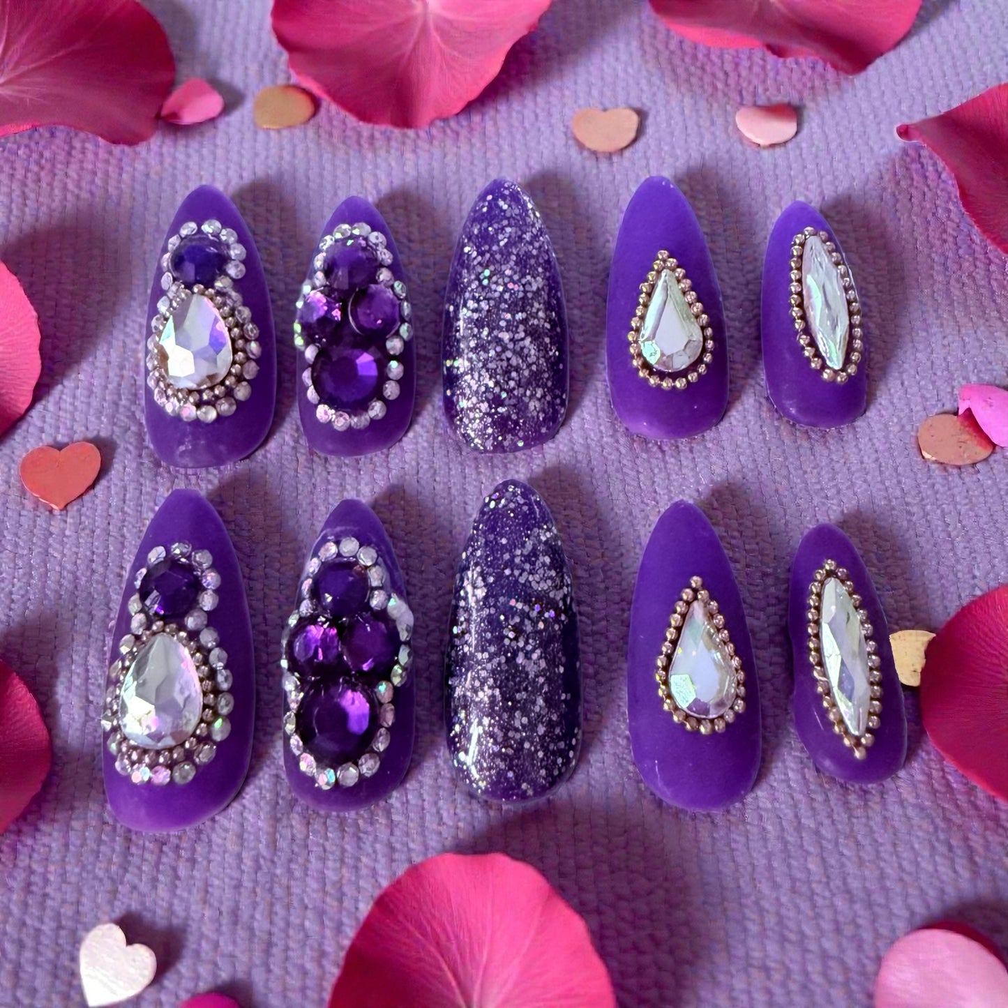 Oh My Purple (med almond)