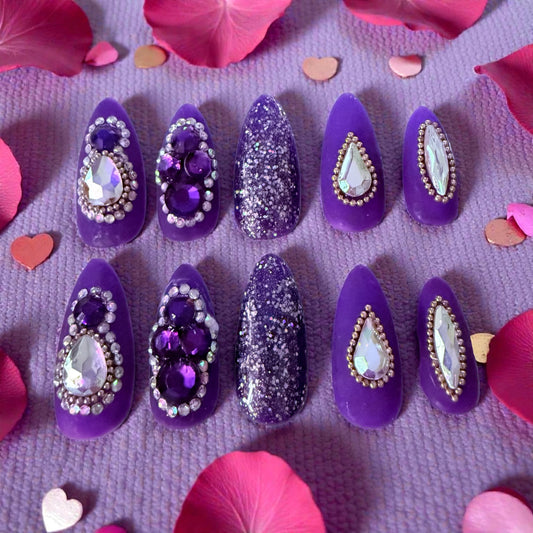 Oh My Purple (med almond)