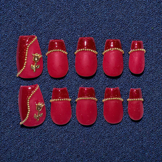 Red and Gold (short coffin)