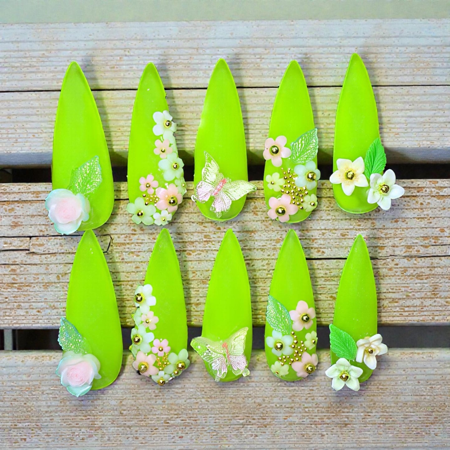 Stiletto Flower Garden (glow in the dark)