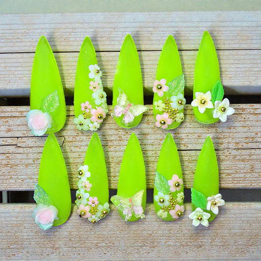 Stiletto Flower Garden (glow in the dark)